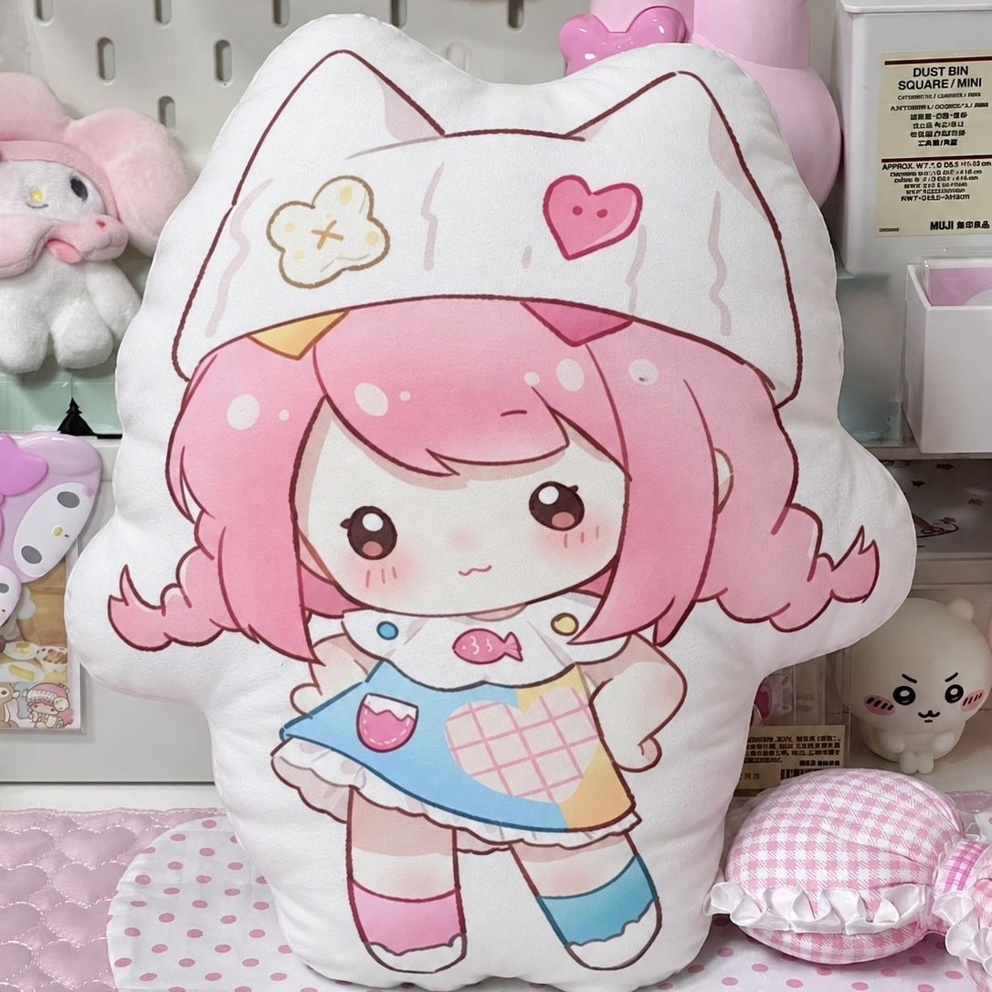 Throw Pillow - Infinity Nikki Anime Cosplay Stuffed Soft