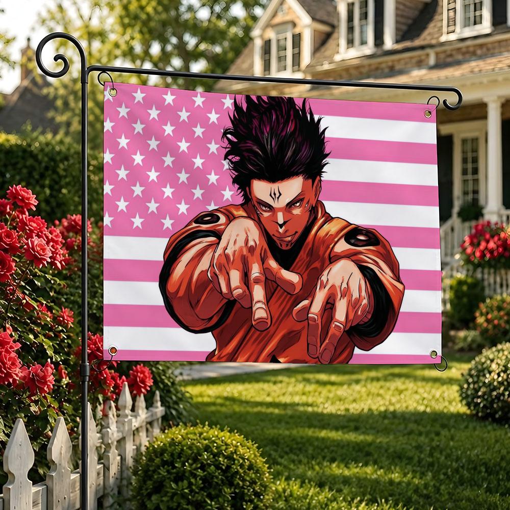 Ryomen Sukuna Pink American Fl - Wall Art ulasan dan harga
