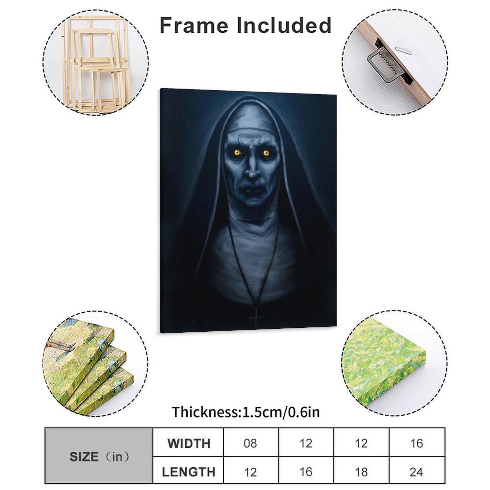 THE conjuring THE nun Annabell - Picture Frame ulasan dan harga