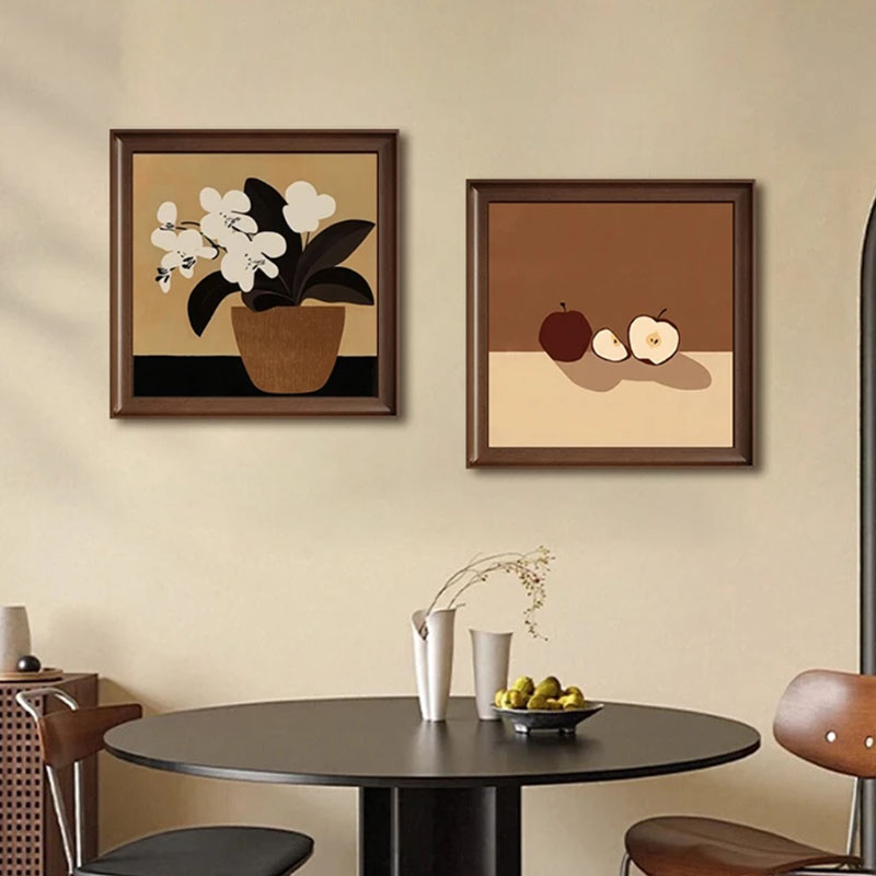 2Pcs Retro Still Life Canvas W - Picture Frame ulasan dan harga
