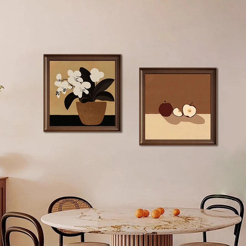 2Pcs Retro Still Life Canvas W - Picture Frame ulasan dan harga