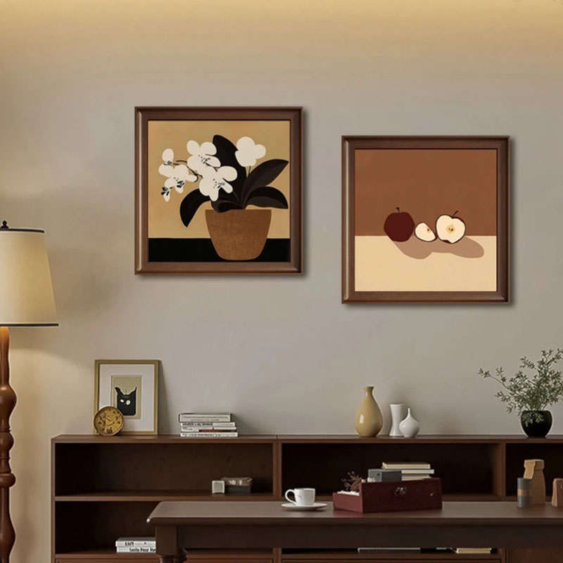 2Pcs Retro Still Life Canvas W - Picture Frame ulasan dan harga