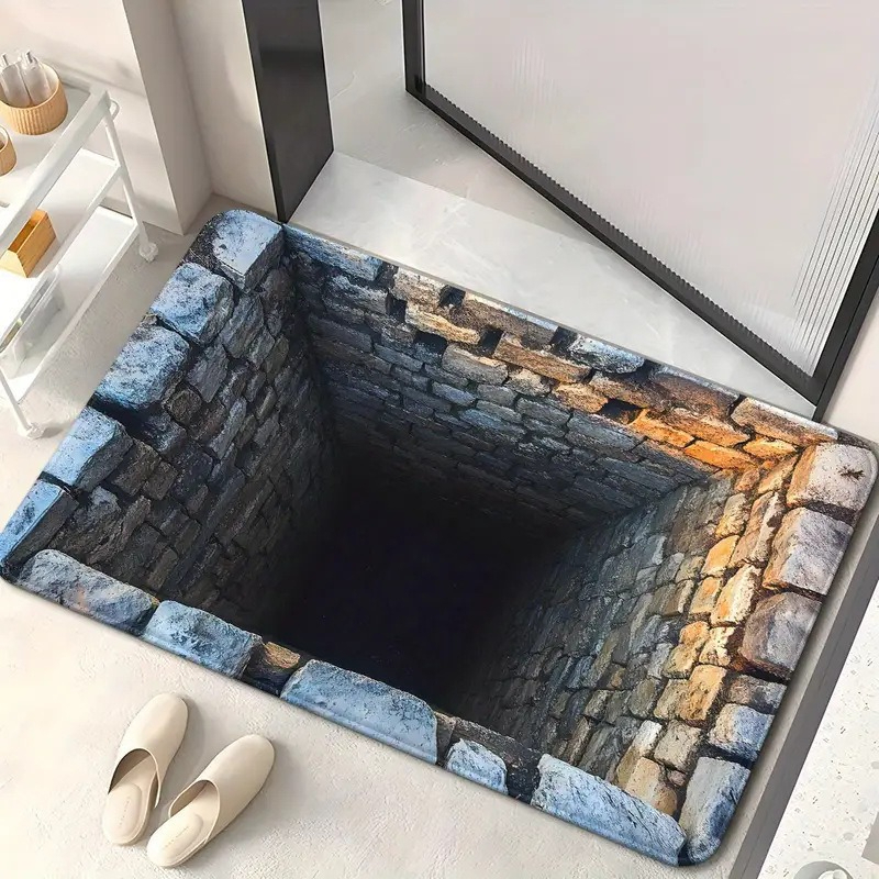 3D Stereoscopic Door Mat Creat - Area Rug ulasan dan harga