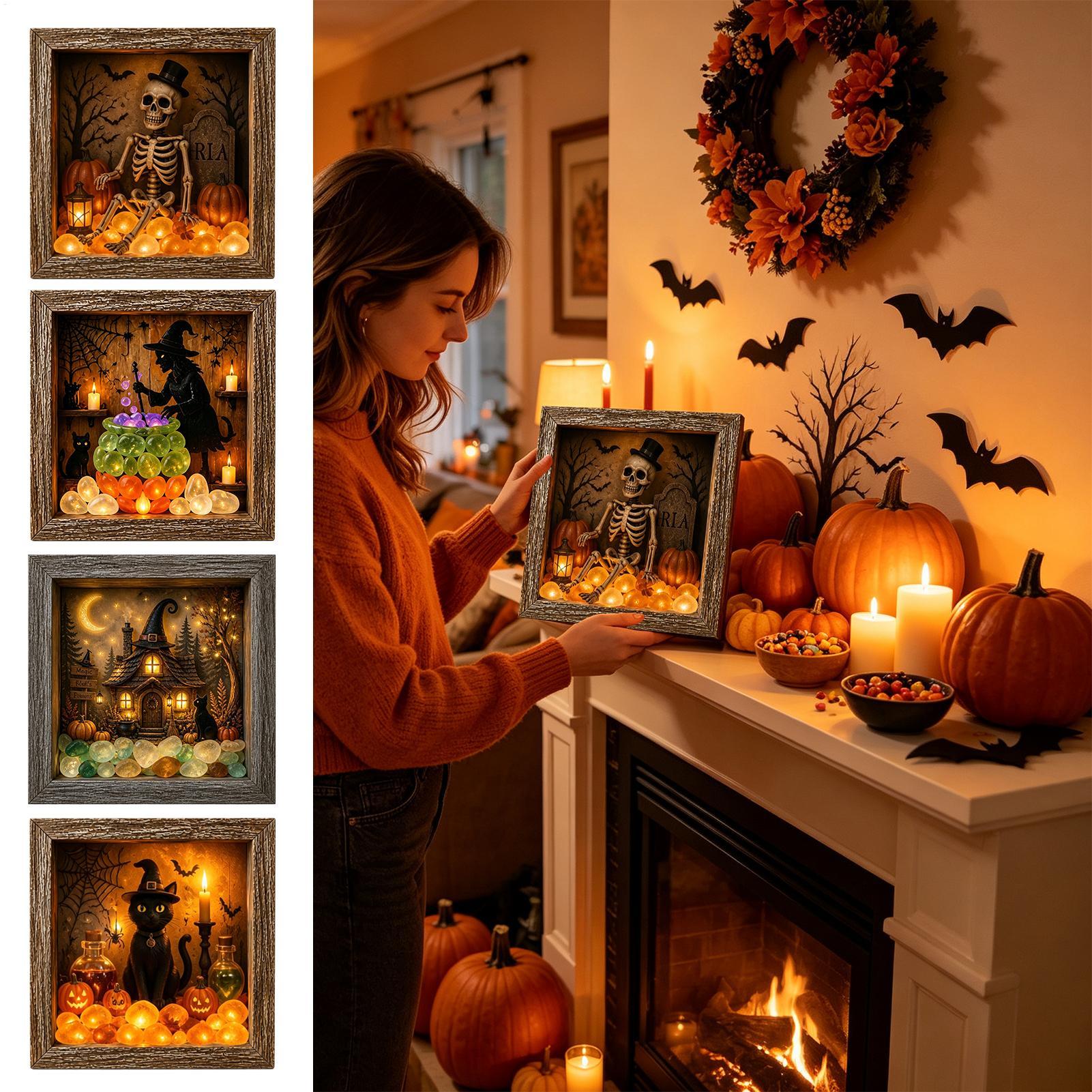 Sea Glass Framed Picture LED M - Picture Frame ulasan dan harga