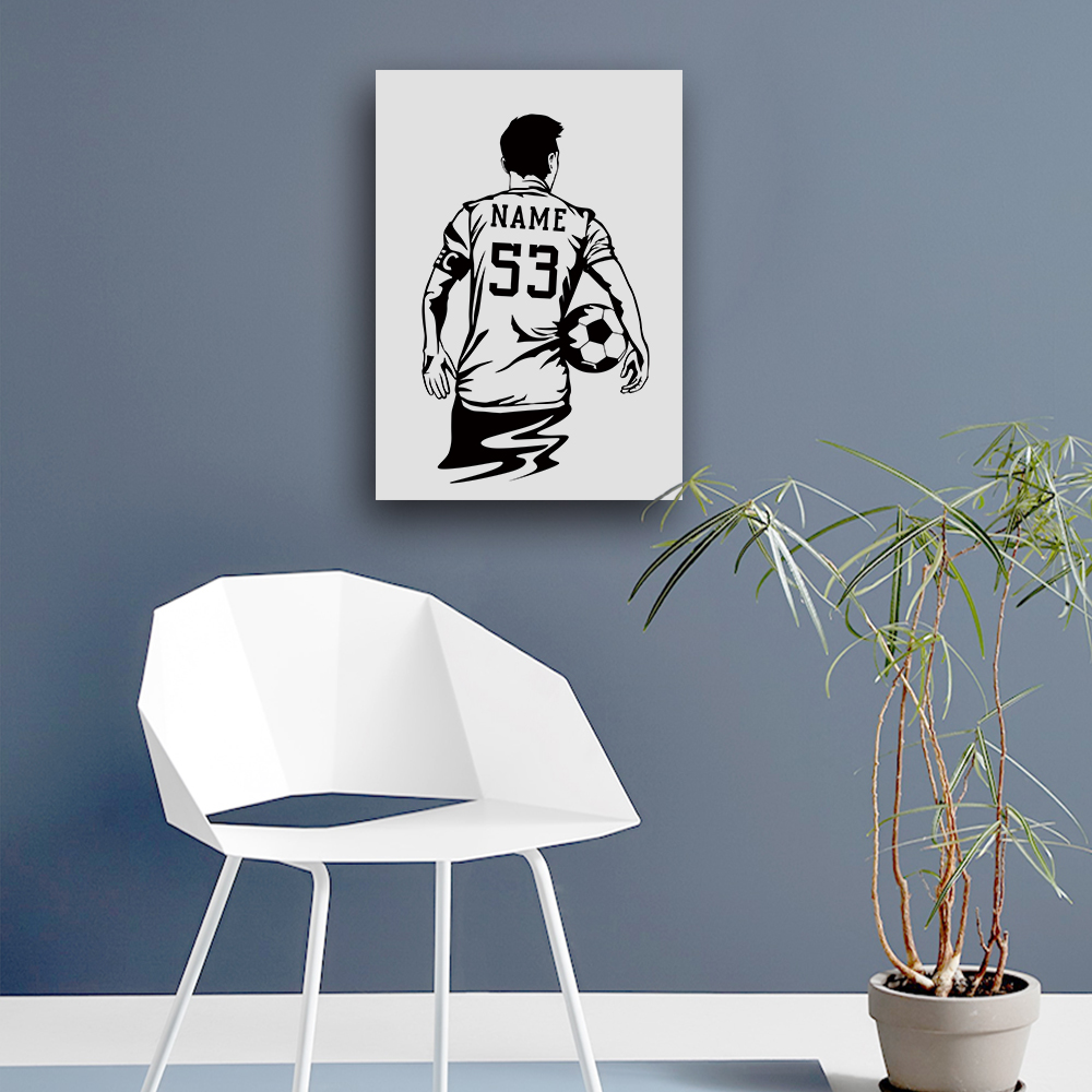 1PC Football Player Customizab - Picture Frame ulasan dan harga