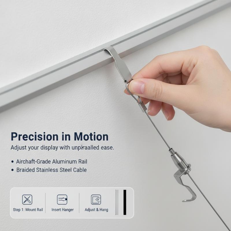Picture Hanger Hooks Set Adjus - Picture Frame ulasan dan harga